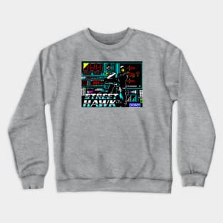 Street Hawk Game Screen Crewneck Sweatshirt